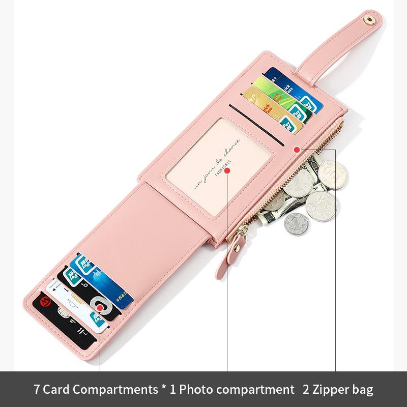 Anti-demagnetization NFC shielding card holder Multi-card position wallet