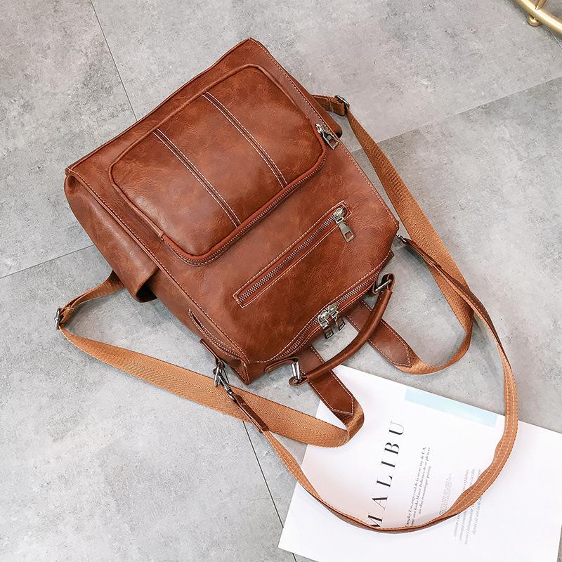 Shoulder bag women's official document retro style women's bag