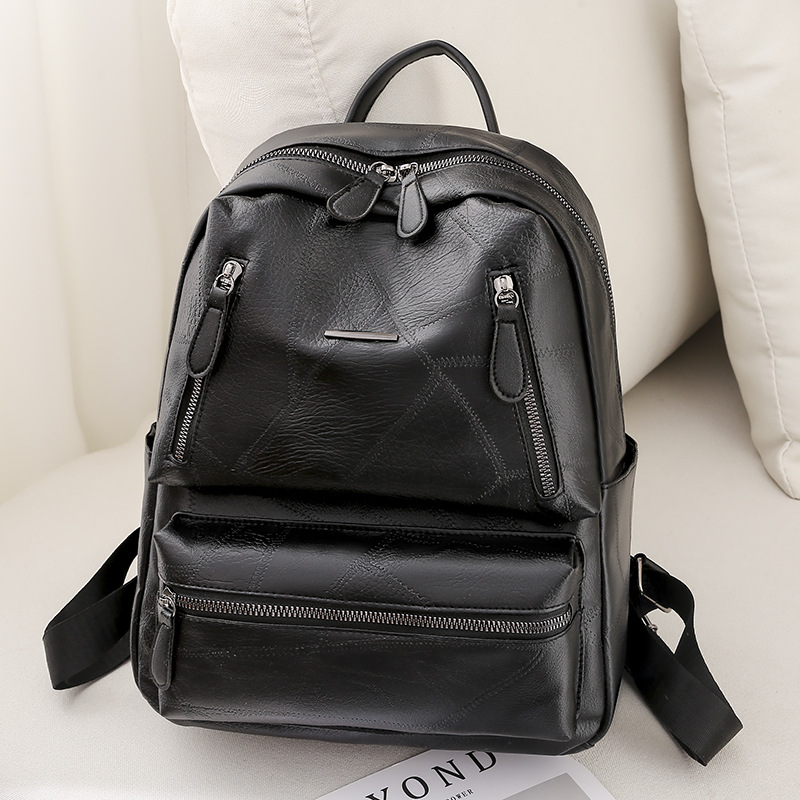 Fashion Retro City Commuter PU Shoulder Travel Women's Backpack